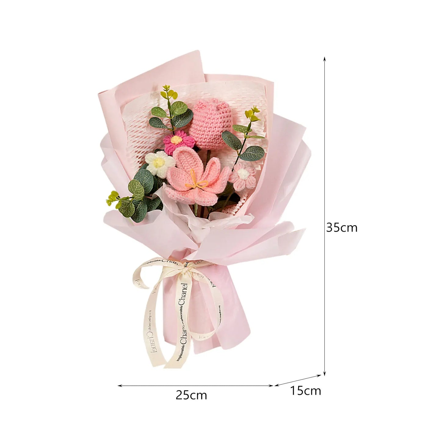 WoolBloom™ – Knitted Flower Bouquet