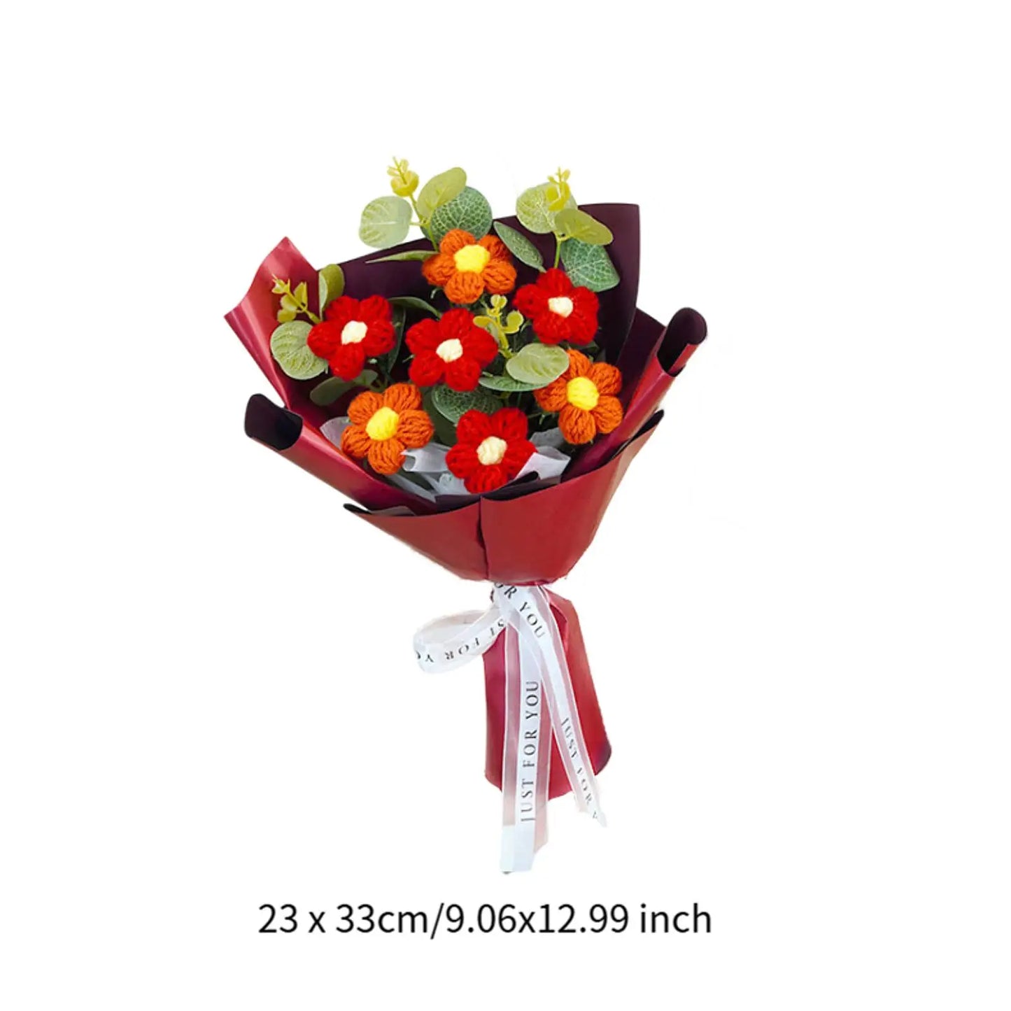 WoolBloom™ – Knitted Flower Bouquet