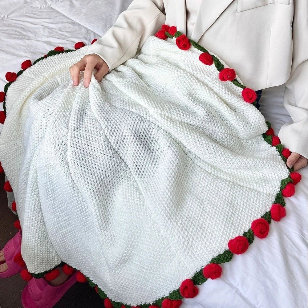 BloomBlanket™ Lightweight Knitted Blanket