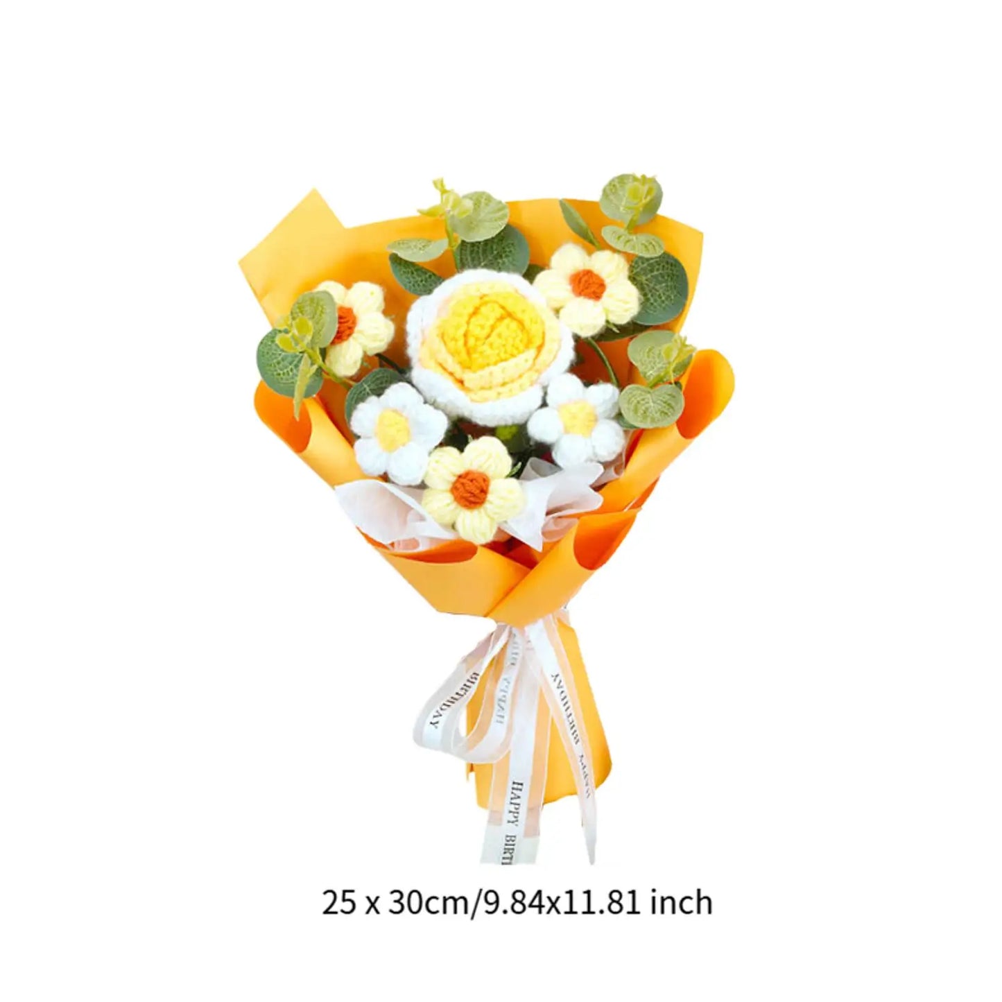 WoolBloom™ – Knitted Flower Bouquet