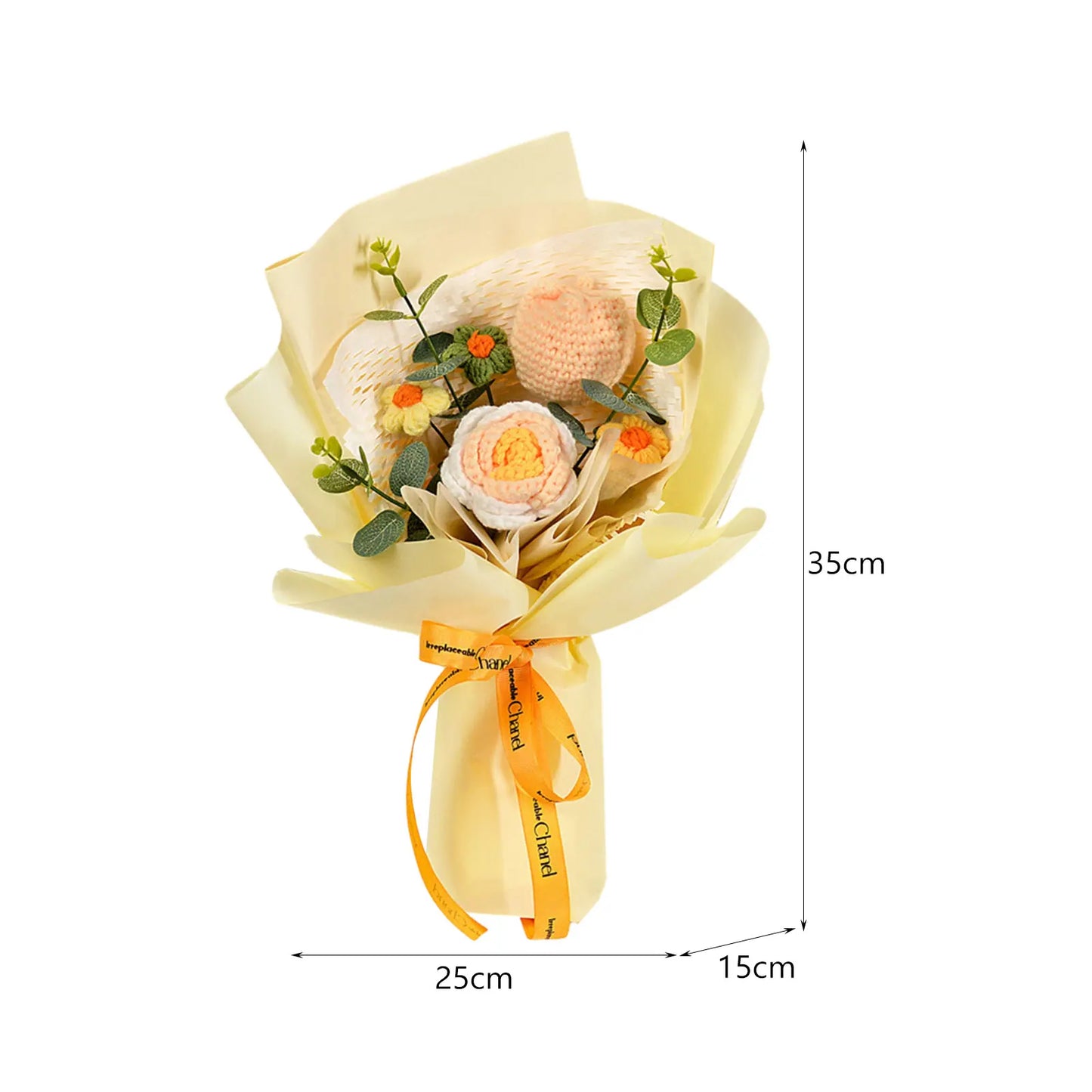 WoolBloom™ – Knitted Flower Bouquet