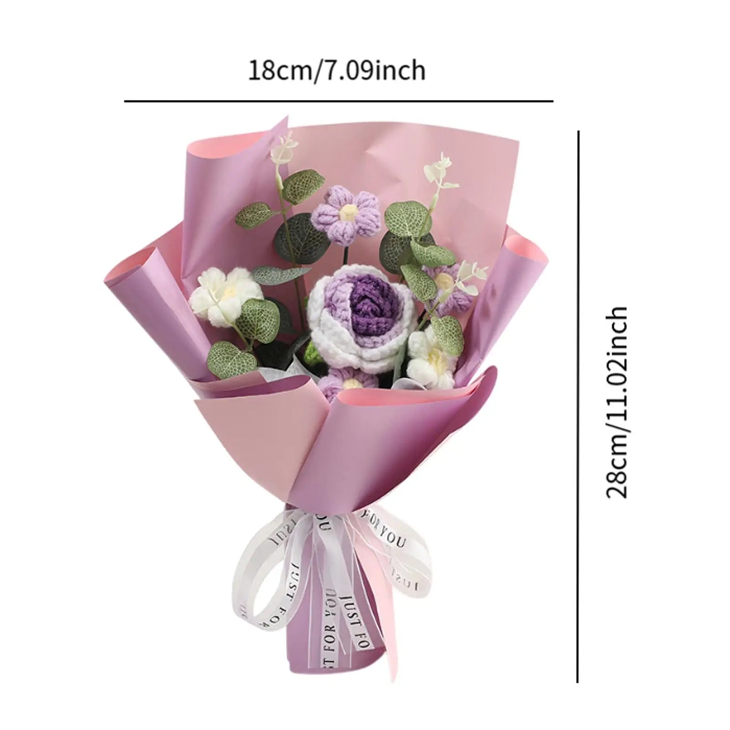 WoolBloom™ – Knitted Flower Bouquet