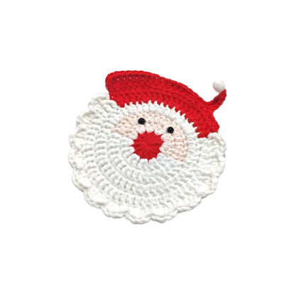 MerryKnit™ – Knitted Santa Claus Drink Coaster