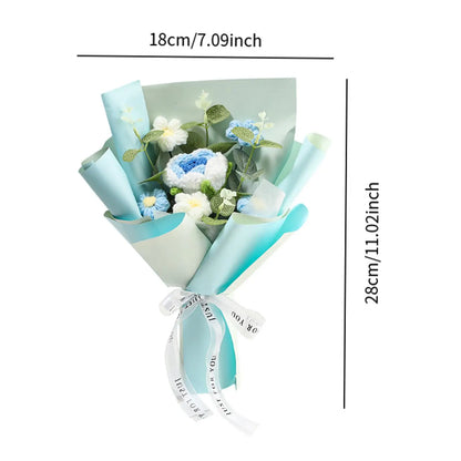 WoolBloom™ – Knitted Flower Bouquet