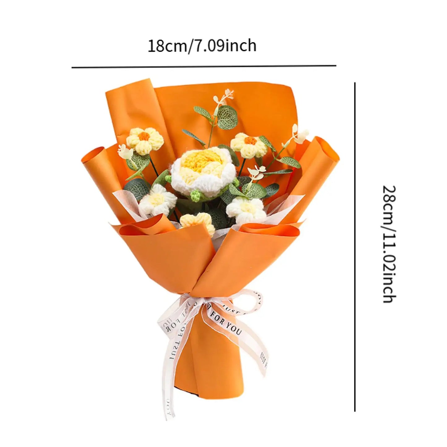 WoolBloom™ – Knitted Flower Bouquet