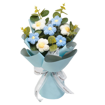 WoolBloom™ – Knitted Flower Bouquet