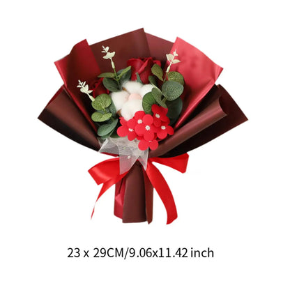 WoolBloom™ – Knitted Flower Bouquet