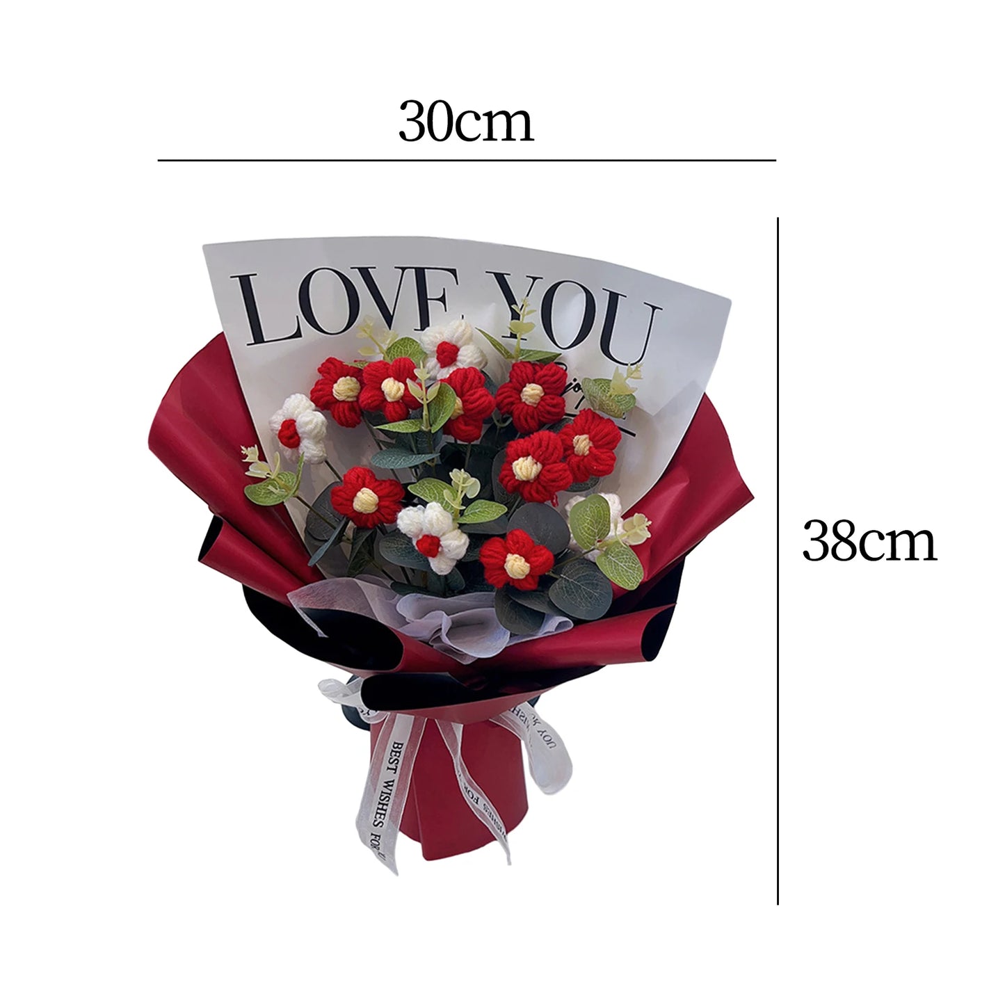 WoolBloom™ – Knitted Flower Bouquet